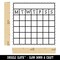 Blank Calendar Monday Start Goal Habit Tracker Self-Inking Rubber Stamp Ink Stamper